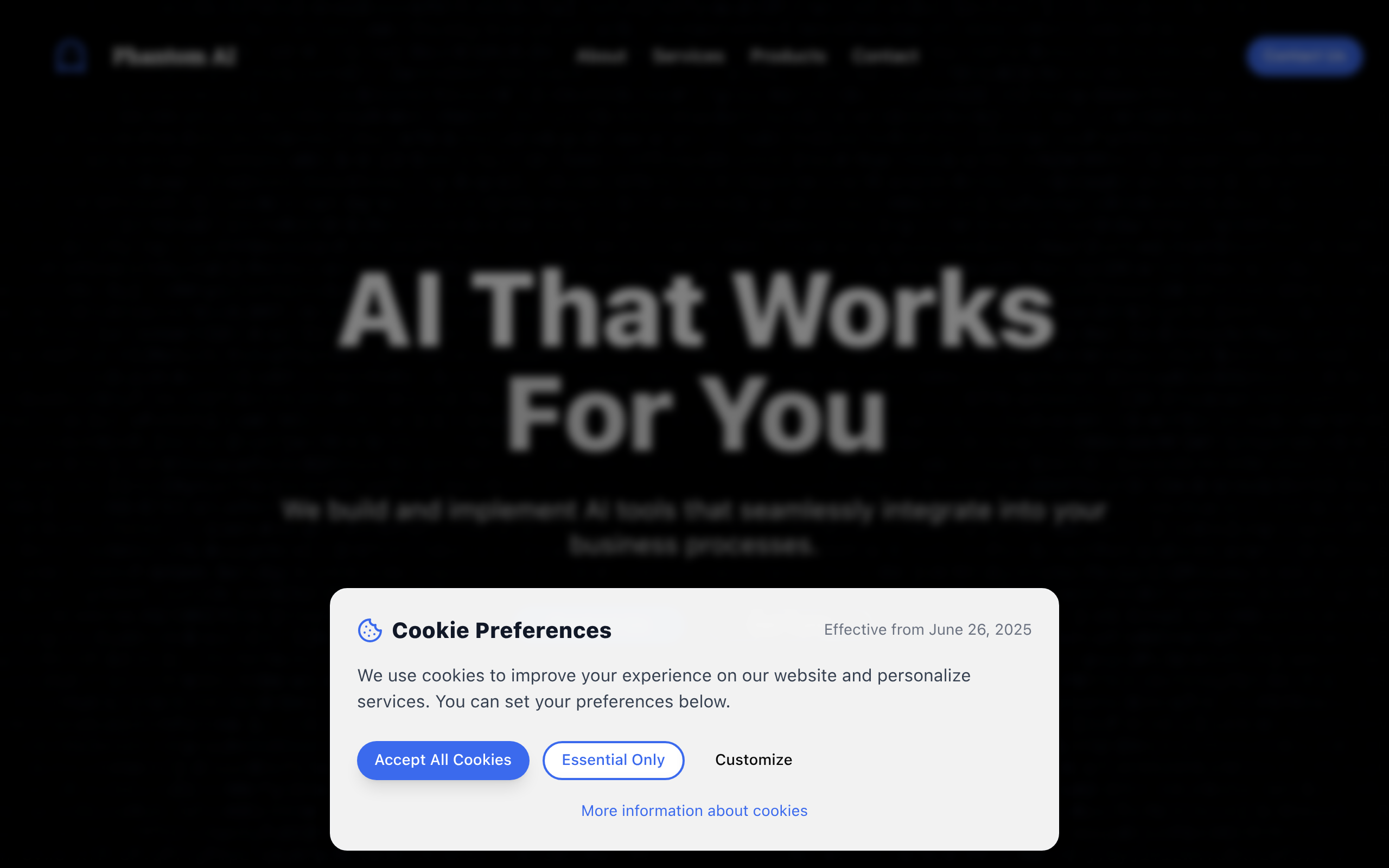 Screenshot of Phantom AI