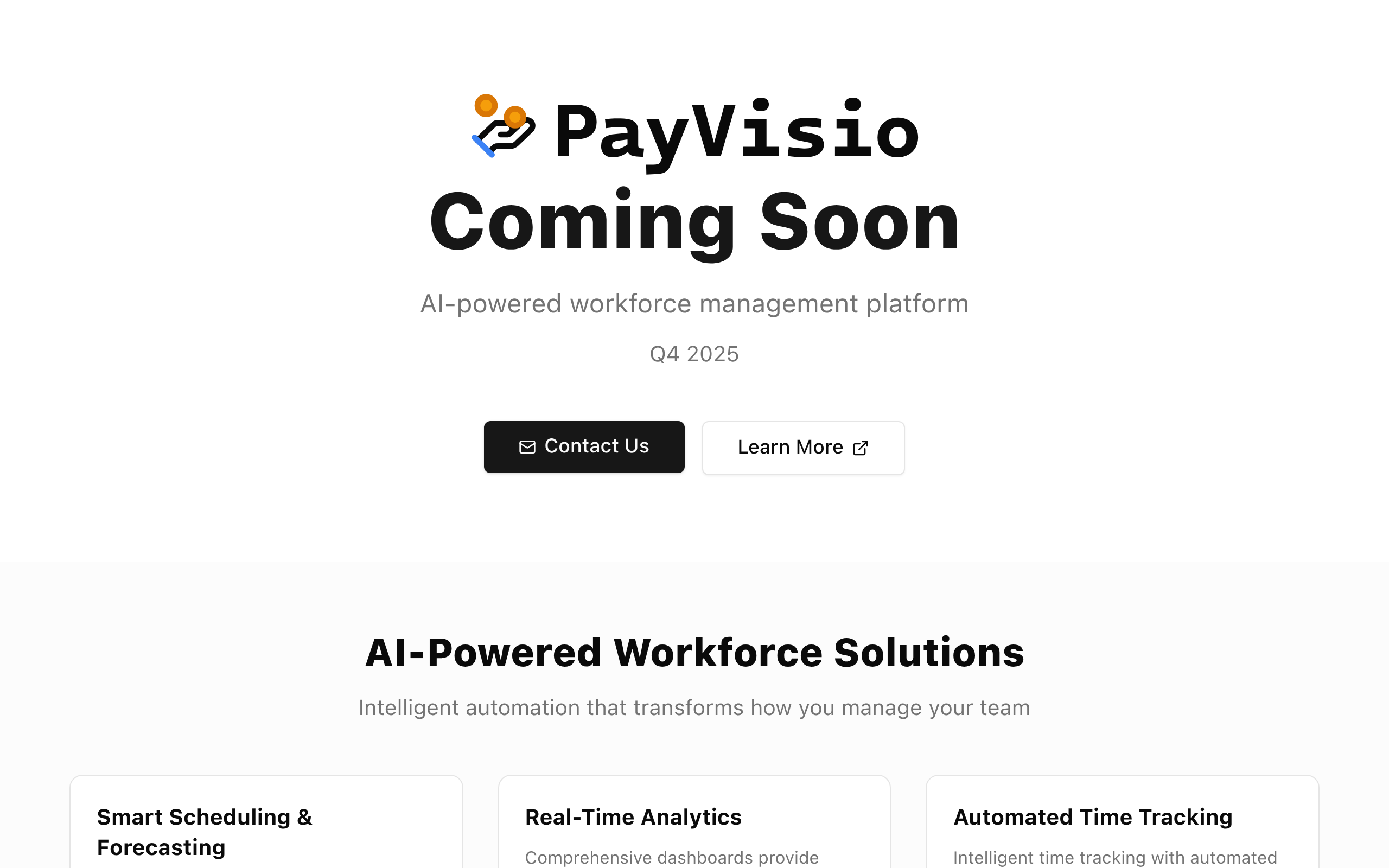 Screenshot of Payvisio
